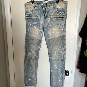 Distressed Blue Jeans for Men